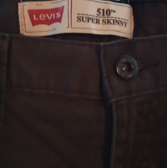 Levi's 501 Super Skinny Black Jeans-14Regular-27x27 - Picture 2 of 8